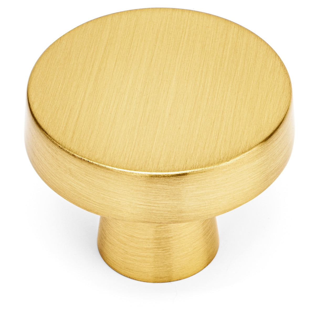 Cosmas 5234bb Brushed Brass Round Contemporary Cabinet