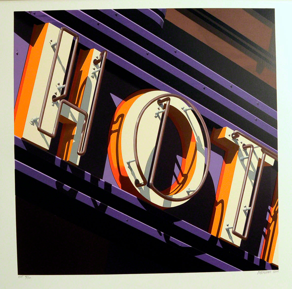 American Signs HOT by Robert Cottingham