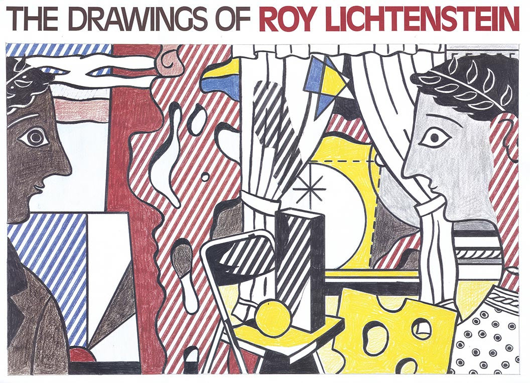 DRAWING POSTER,unsigned by ROY LICHTENSTEIN