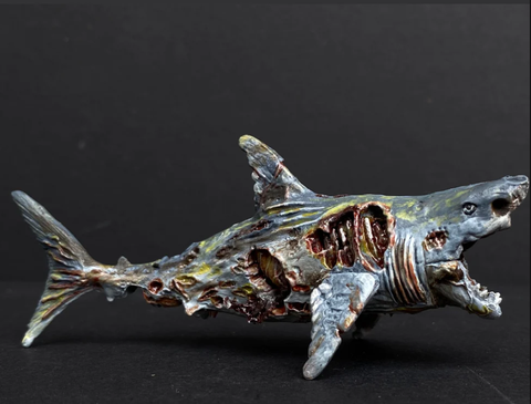 Zombie Shark For your Tabletop Gaming Needs By Reaper Miniatures 