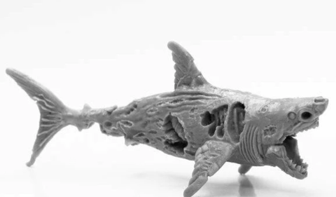 Reaper Miniatures Zombie Shark For Tabletop Gaming 