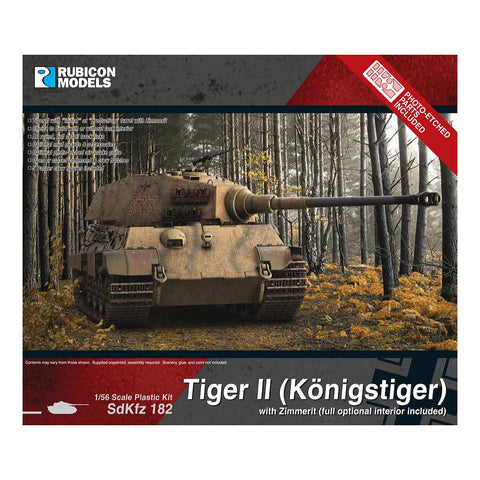 Tiger II (Konigstiger) With Zimmerit 1/56