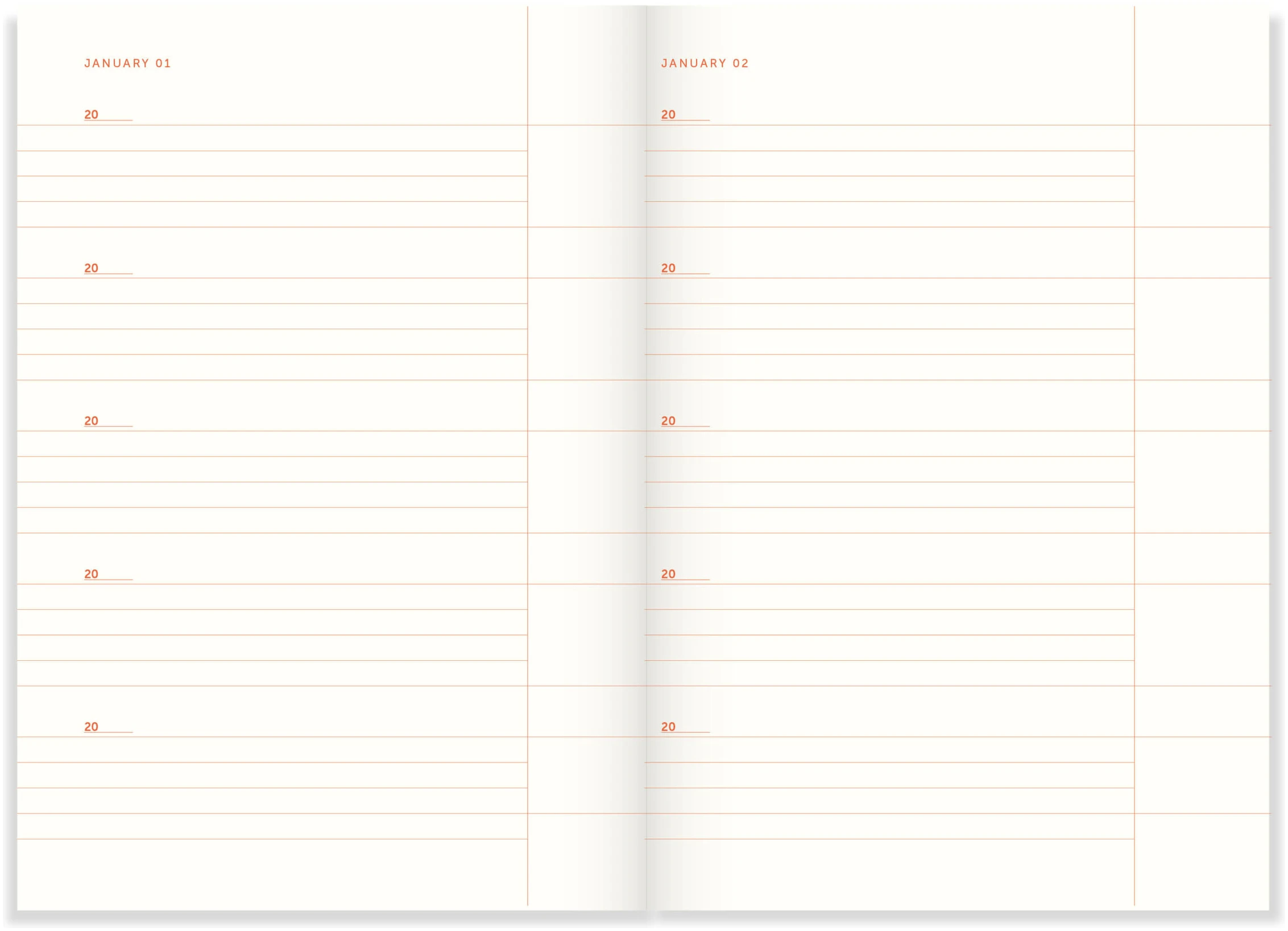 A-Journal One Line a Day Journal – Flow Mint