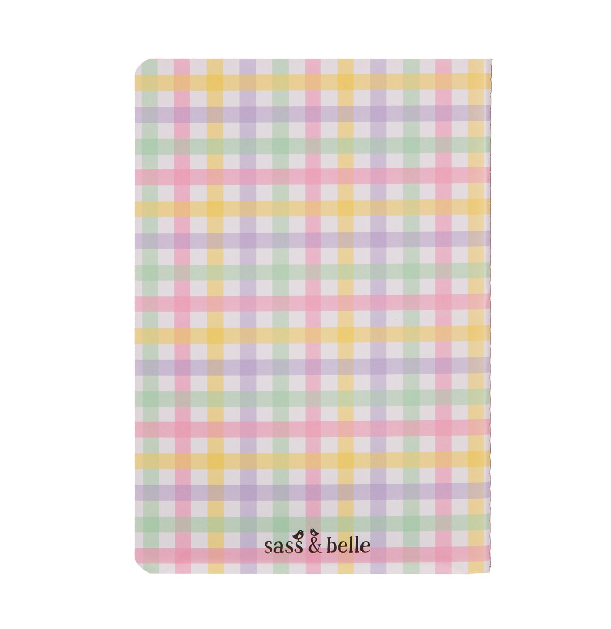 Sass & Belle Notebook - Gingham Check A5 Notebook