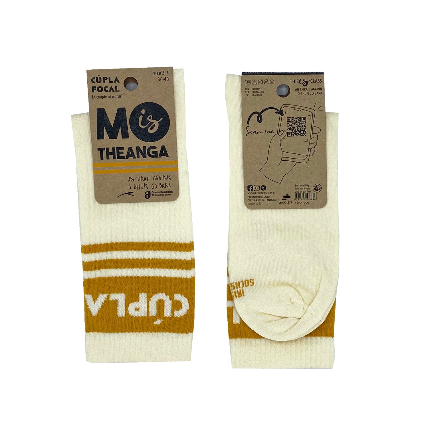 Irish Socksciety Socks - Cúpla Focal - Irish Language Socks