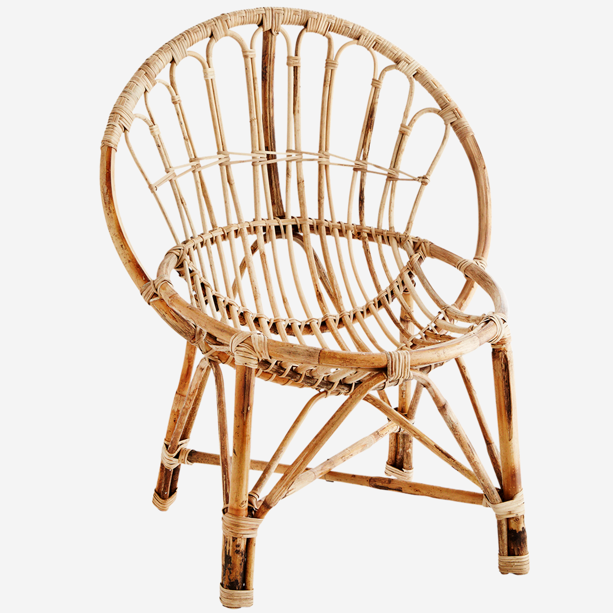 madam stoltz chair  bamboo round