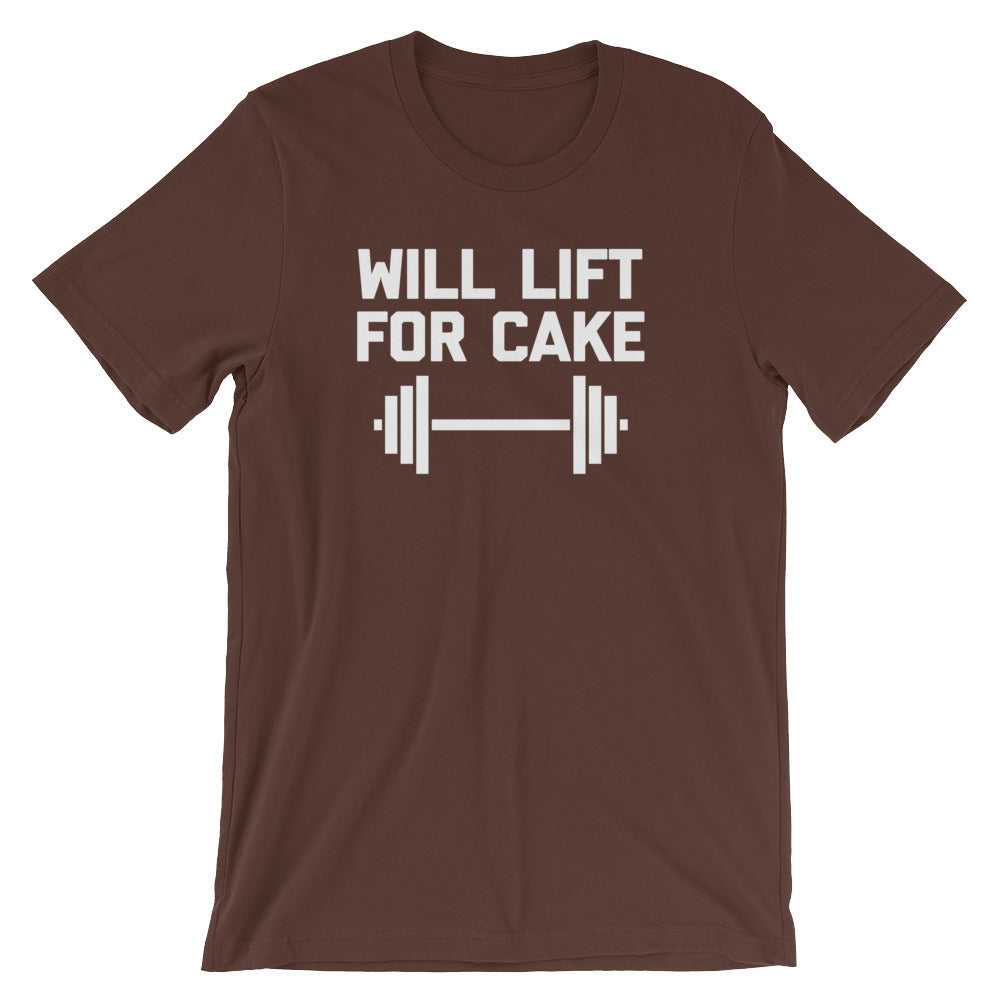 Will Lift For Cake T-Shirt (Unisex) – NoiseBot.com