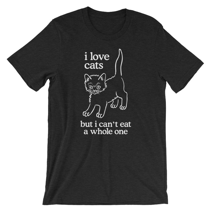 I Love Cats But I Can't Eat A Whole One T-Shirt (Unisex) – NoiseBot.com