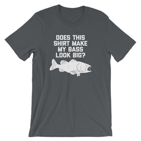 Does This Make My Bass Look Big Fishing T Men's Back Print T-shirt