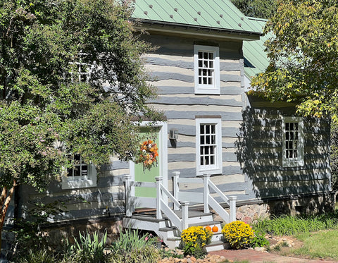restored log house