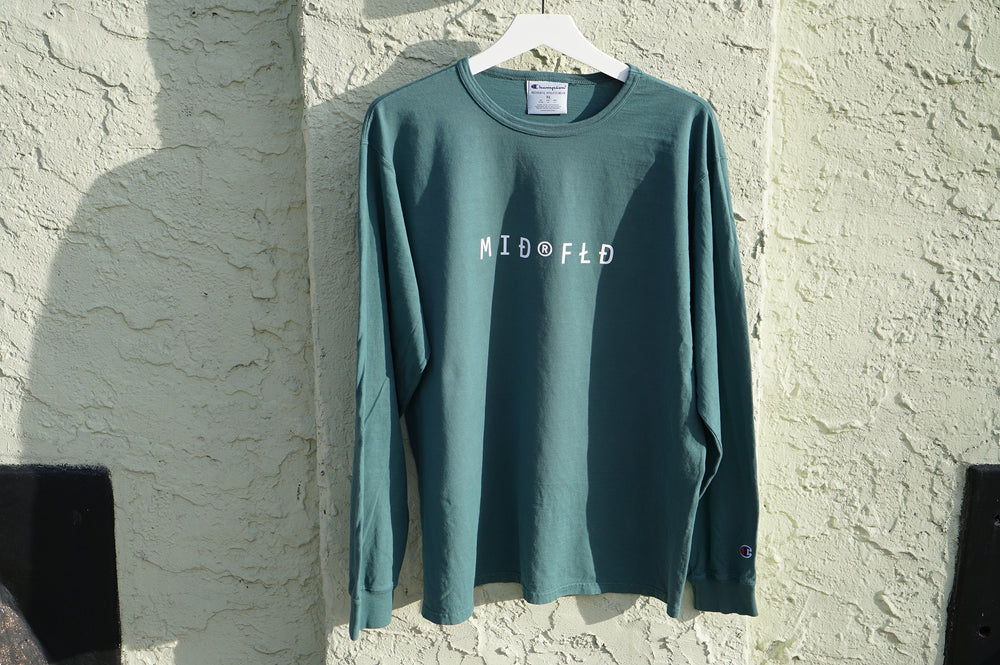 champion green long sleeve