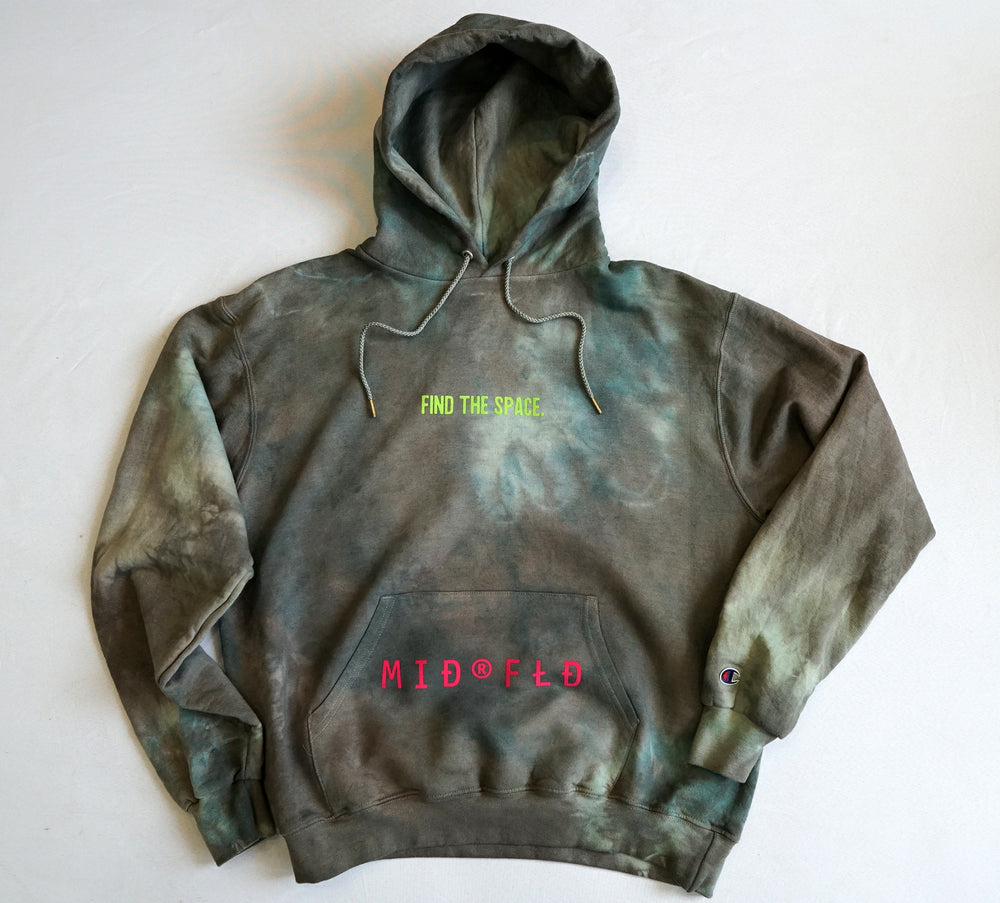 tie dye hoodie champion