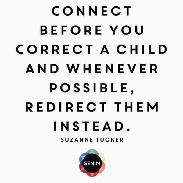 connect before you correct a child