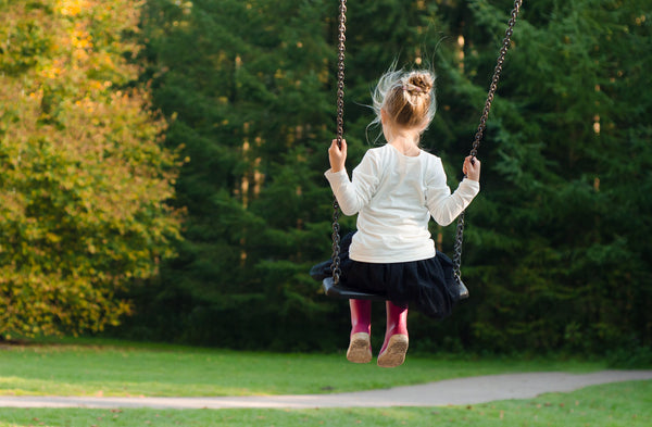 Girl on a swing