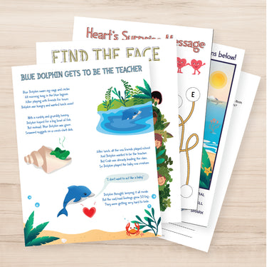 Blue Dolphin Activity Book