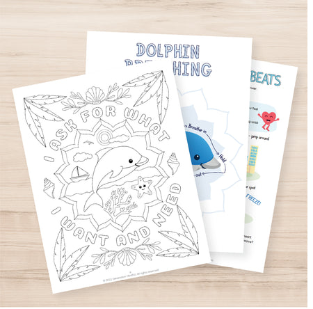 Blue Dolphin Activity Book