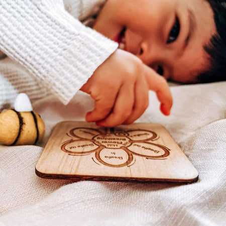 Wooden Breathing Cards for Calming Corners