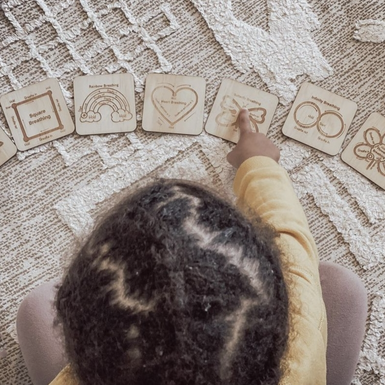 Wooden Breathing Cards for Calming Corners