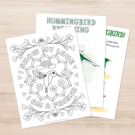 Green Hummingbird Activity Book