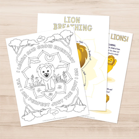 Yellow Lion Activity Book