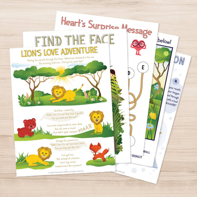 Yellow Lion Activity Book