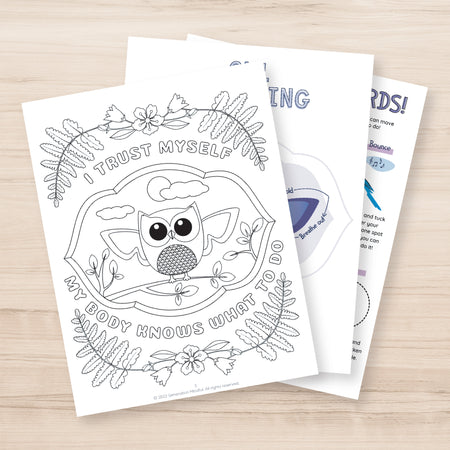 Indigo Owl Activity Book