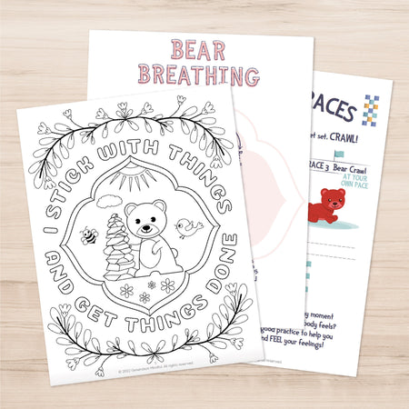 Red Bear Activity Book