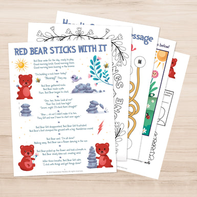 Red Bear Activity Book