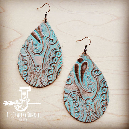 TC Upcycled Teardrop Earrings #3