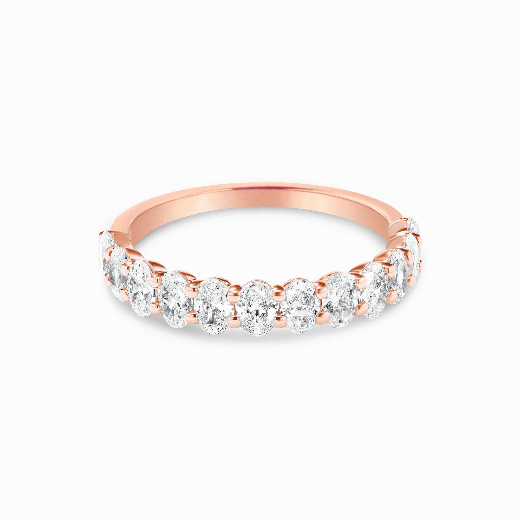 *NEW* AVA Half Oval Diamond Eternity Band