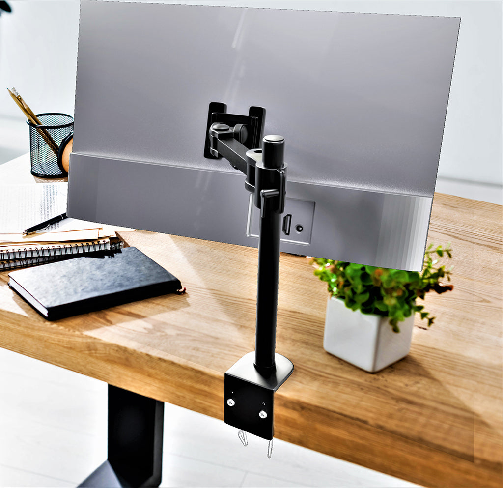 fully single monitor desk mount