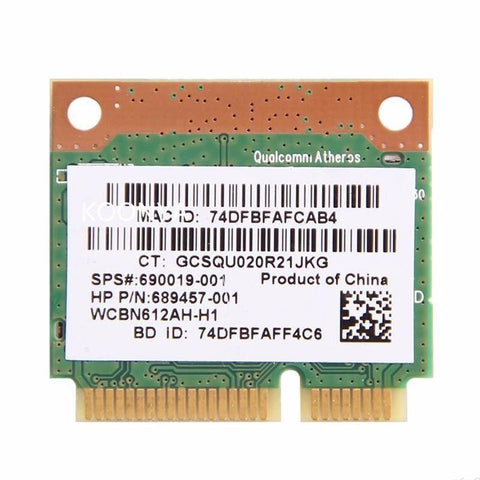 qualcomm atheros ar9485 802.11b/g/n wifi adapter