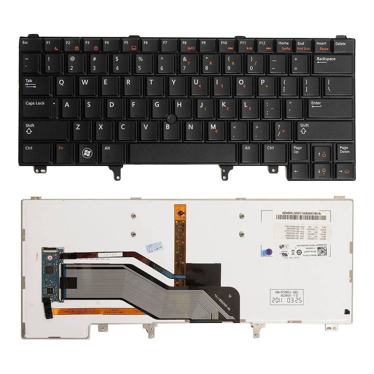 dell latitude e5420 keyboard light