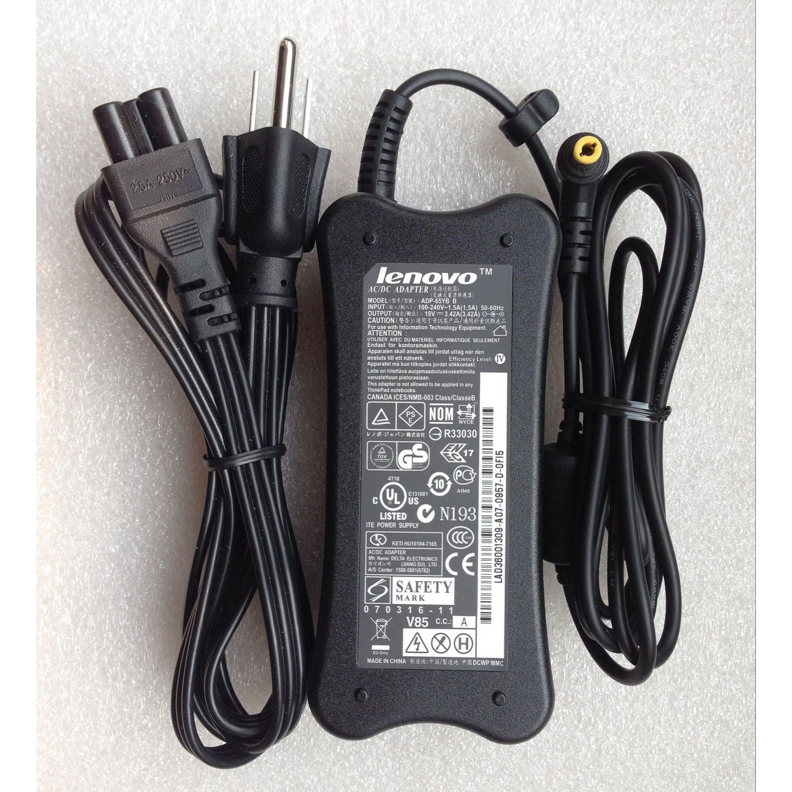 New Genuine Lenovo Ideapad Z470 Z560 Z565 Z570 Z575 AC Adapter Charger –  