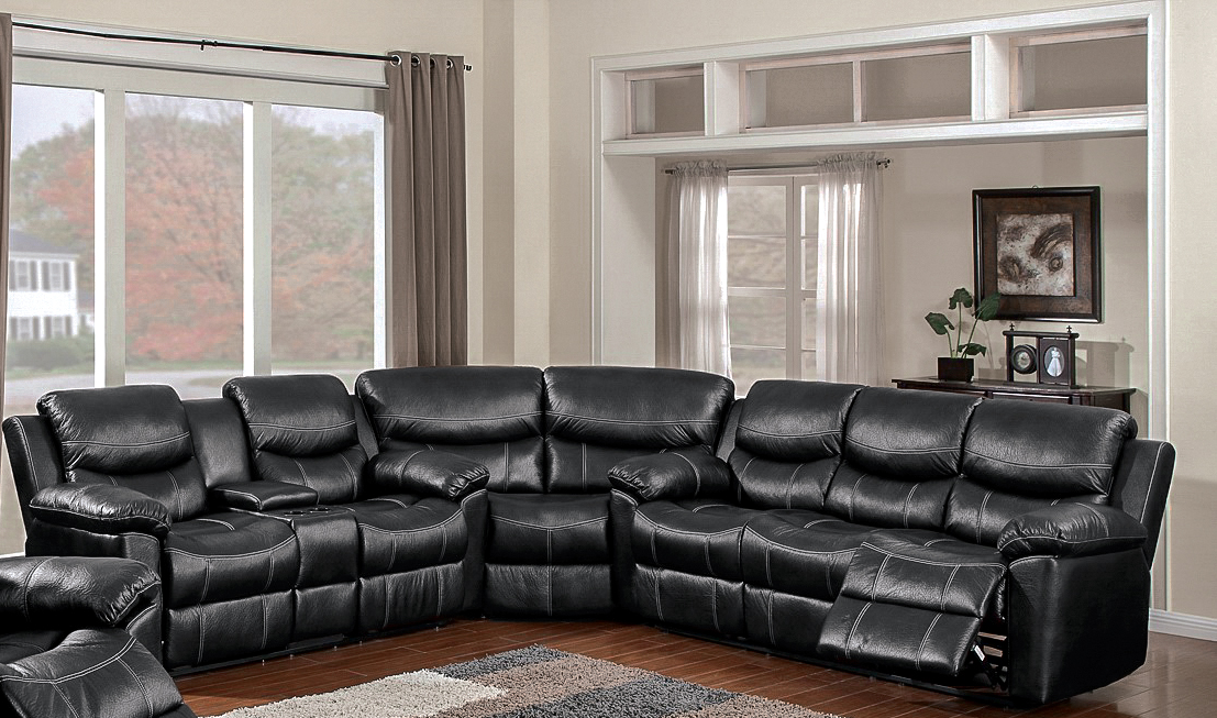 Champion Black Sectional