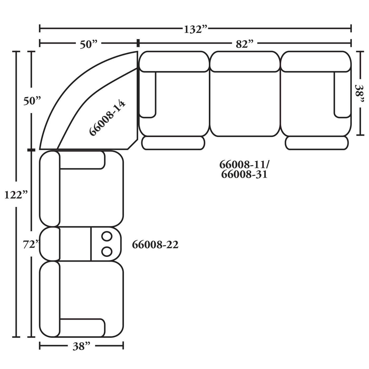 Image 3 of Champion Black Sectional