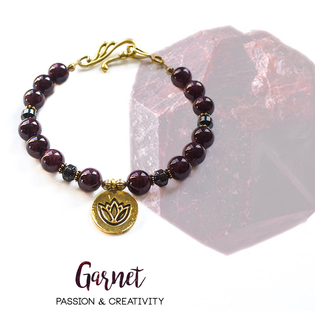 garnet crystal healing