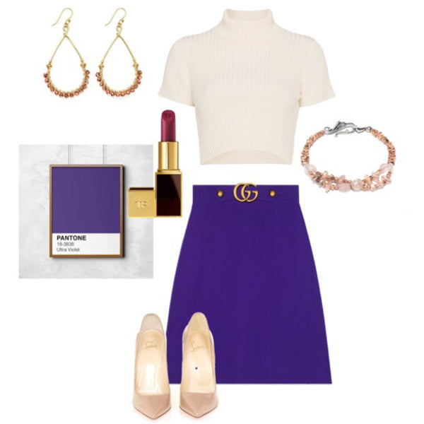 violet outfit inspiration