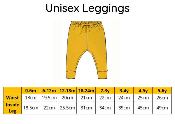 Leggings Size Guide