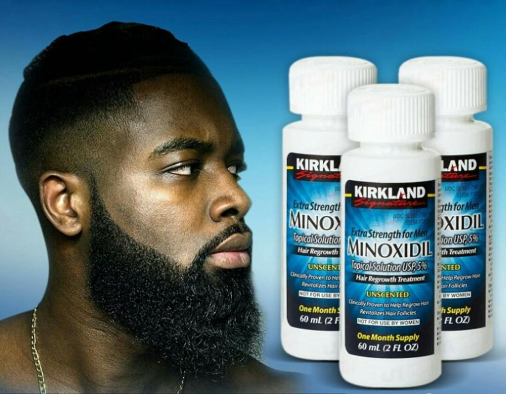 is it safe to use rogaine on beard