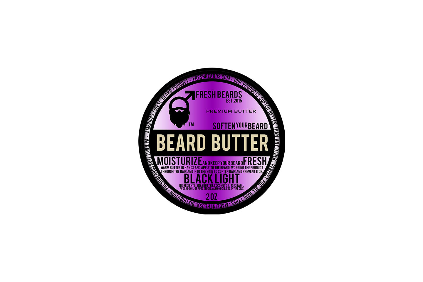 Fresh Beards Black Light Beard Butter