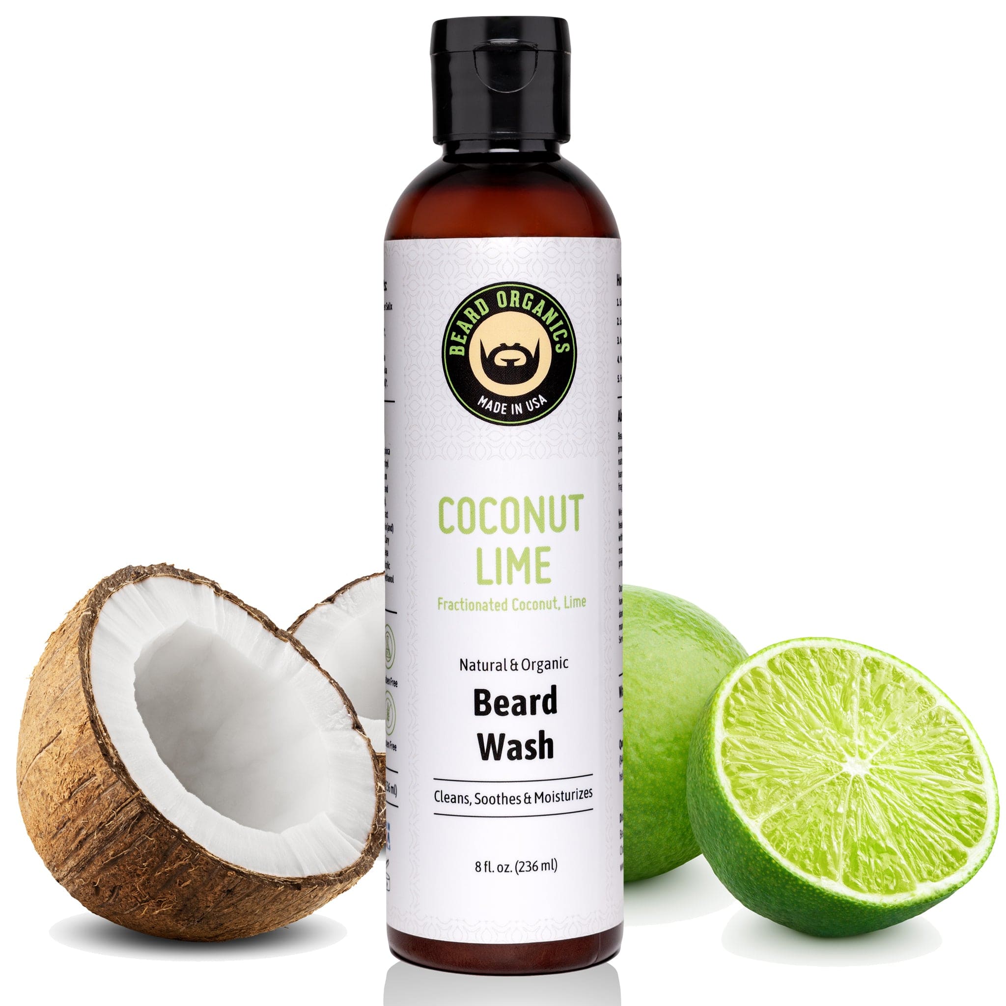 Beard Organics Beard Wash - Coconut Lime