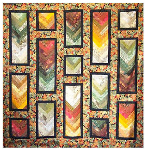 Quilt Pattern - Cozy Quilt Designs - Autumn Braid | Shibori Dragon