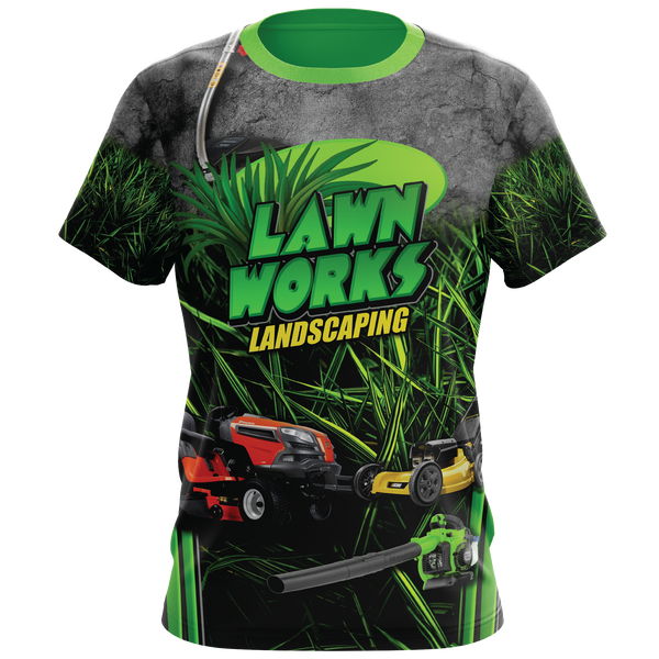 Landscaping Sublimated T Shirt 100 Polyester Imprint Plus 1119