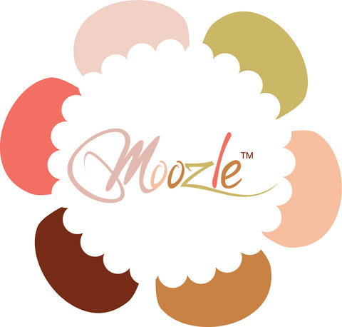 Moozle multi colour flower logo