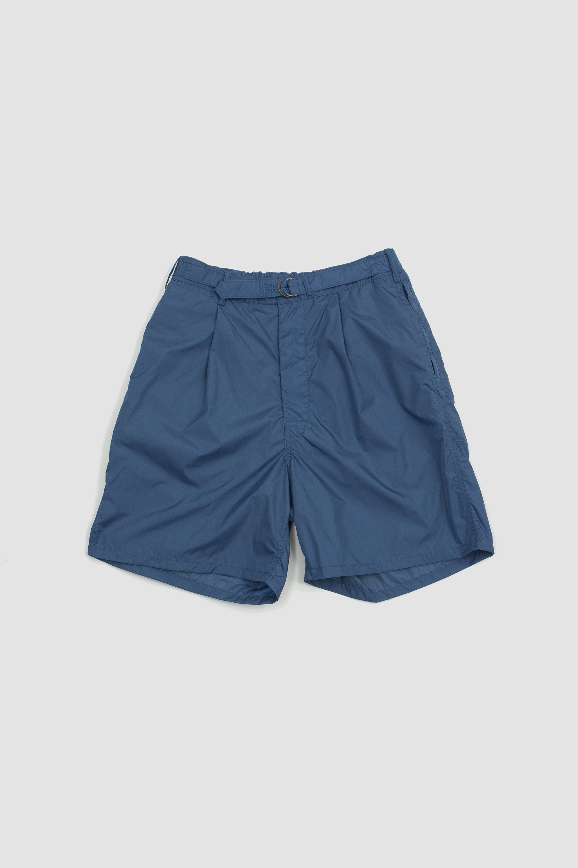 SPORTIVO [One pleat athletic shorts blue]