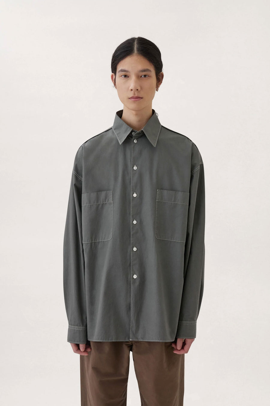 99aw Christophe LEMAIRE waxed pullover