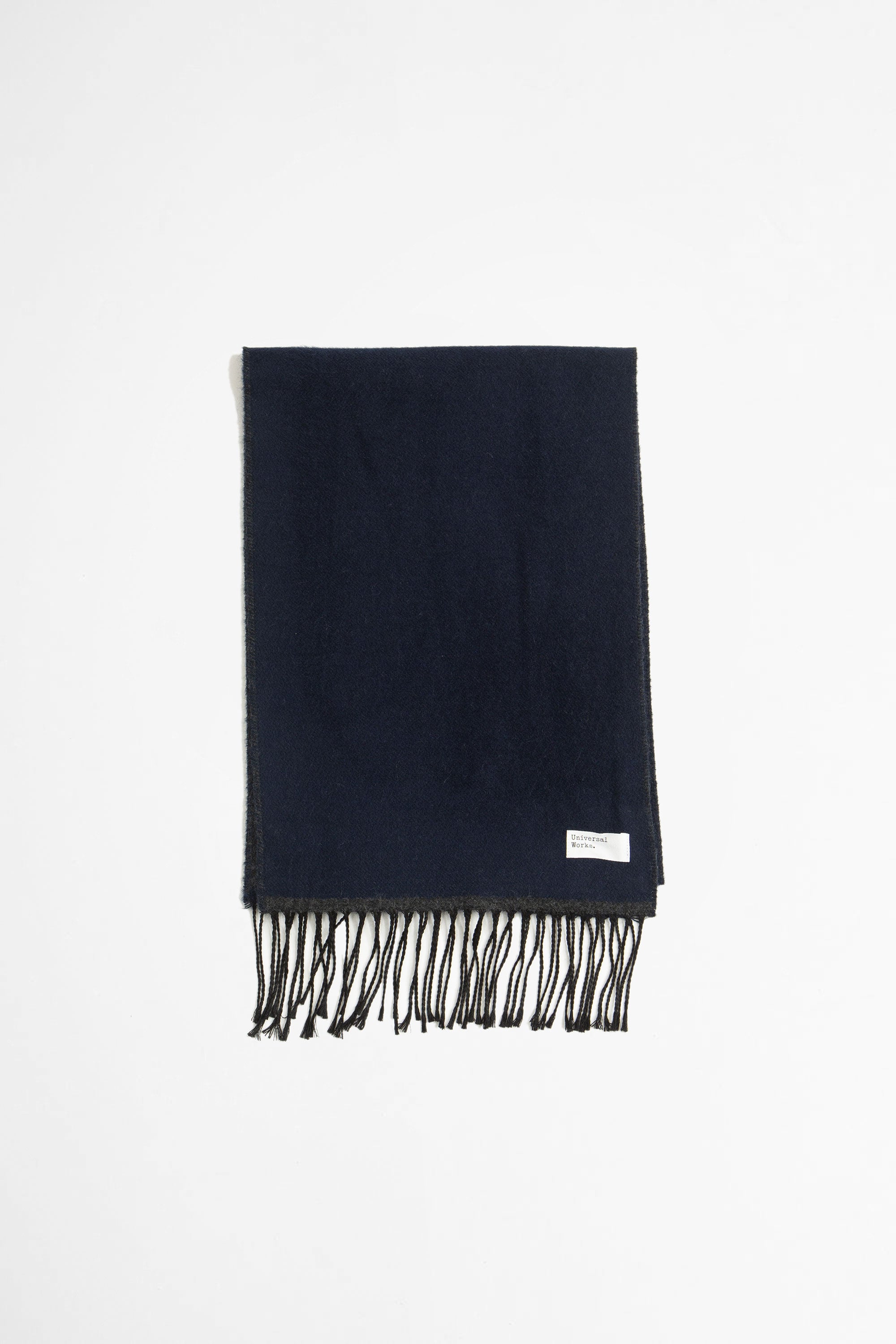 SPORTIVO [Double sided scarf navy/charcoal]