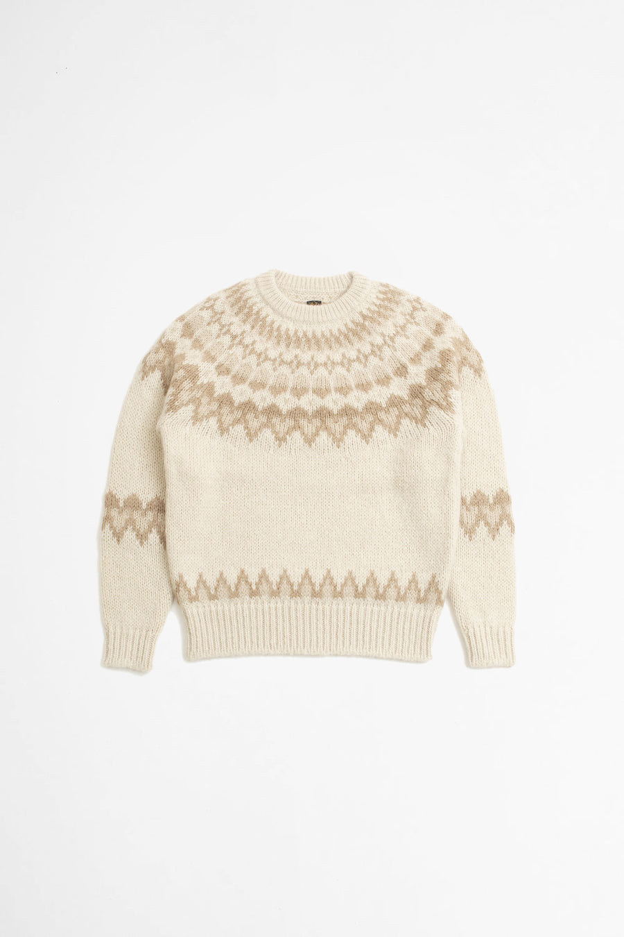 BATONER＞ 22aw NORDIC CREW NECK KNIT/ニット-