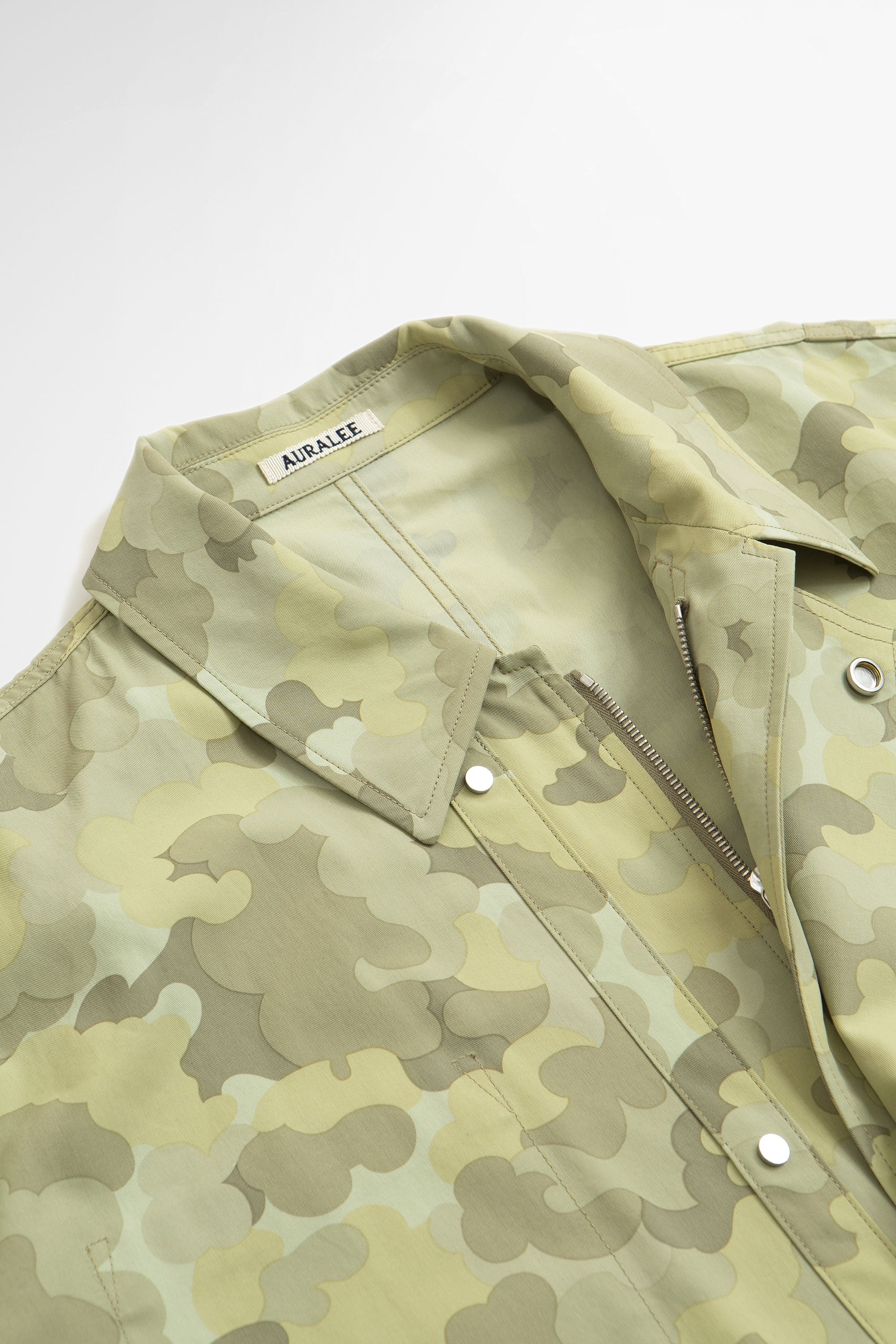 AURALEE WASHED FINX CAMOFLAGE BLOUSON ジャケット/アウター